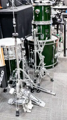 Pearl Export Drum Set in Green w/Hardware 2